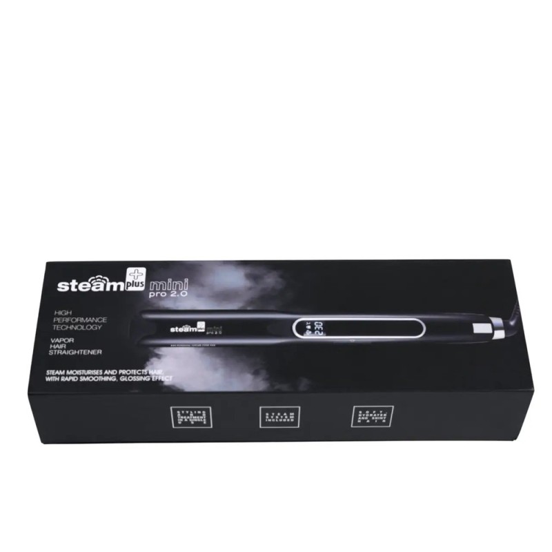 Ισιωτική πρέσα μαλλιών με ατμό Steam Plus Mini Pro 2.0
