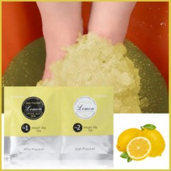 Σετ 2 Steps Crystal Jelly Pedicure Spa 50+50g Premium Quality Lemom