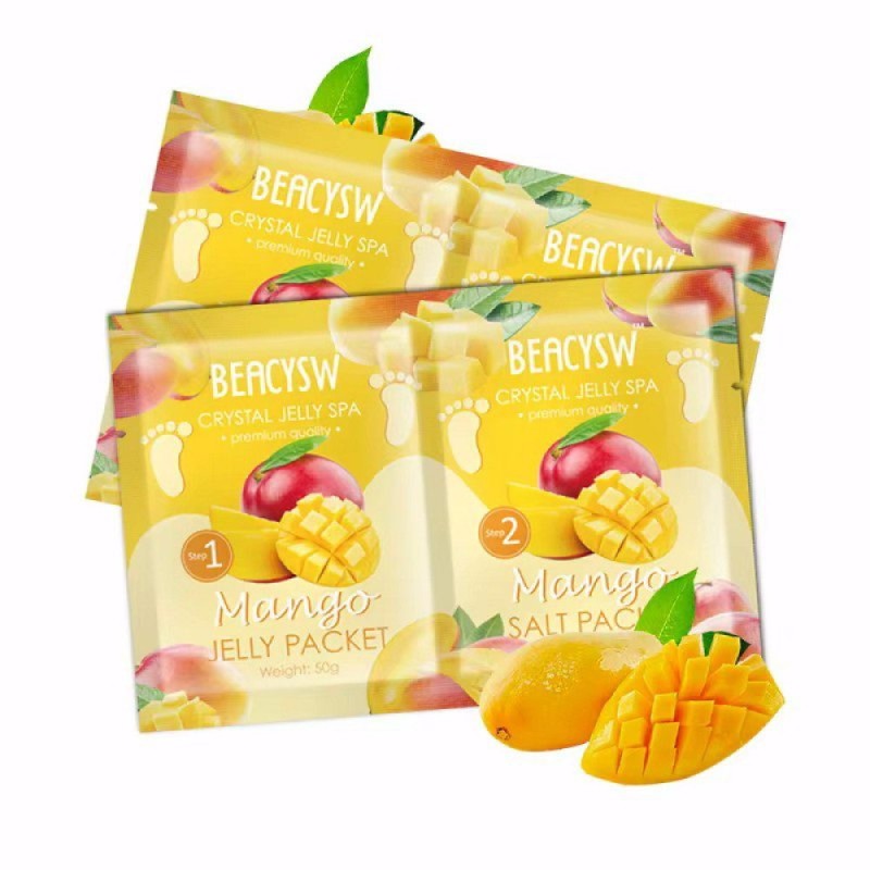Σετ 2 Steps Crystal Jelly Pedicure Spa 50+50g Premium Quality Mango