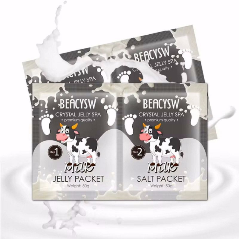 Σετ 2 Steps Crystal Jelly Pedicure Spa 50+50g Premium Quality Milk Σετ 2 Steps Crystal Jelly Pedicure Spa 50+50g Premium Quality Milk