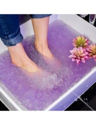 Σετ 2 Steps Crystal Jelly Pedicure Spa 50+50g Premium Quality Levander