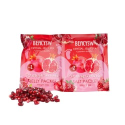 Σετ 2 Steps Crystal Jelly Pedicure Spa 50+50g Premium Quality Pomegranate