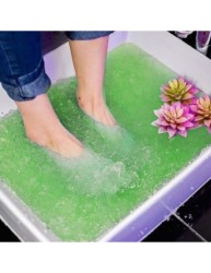 Σετ 2 Steps Crystal Jelly Pedicure Spa 50+50g Premium Quality Mint