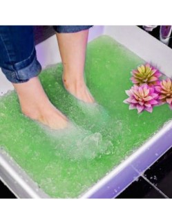 Σετ 2 Steps Crystal Jelly Pedicure Spa 50+50g Premium Quality Mint