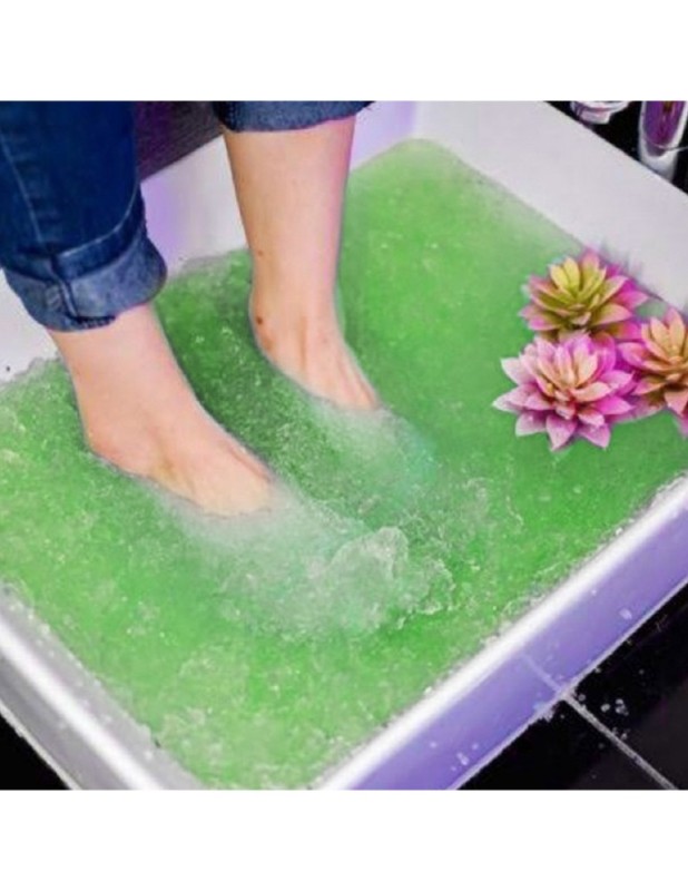 Σετ 2 Steps Crystal Jelly Pedicure Spa 50+50g Premium Quality Green Tea Σετ 2 Steps Crystal Jelly Pedicure Spa 50+50g Premium Quality Green Tea