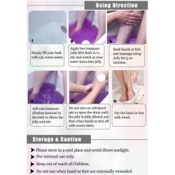 Σετ 2 Steps Hand & Foot Jelly Spa Bath Bathrani Lavender