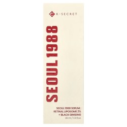 Αντιγηραντικός Ορός Προσώπου K-Secret Seoul 1988 Serum Retinal Liposome 2% + Black Ginseng 30ml Αντιγηραντικός Ορός Προσώπου K-Secret Seoul 1988 Serum Retinal Liposome 2% + Black Ginseng 30ml