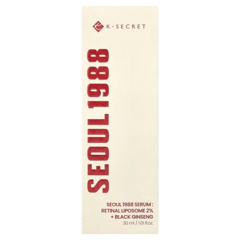 Αντιγηραντικός Ορός Προσώπου K-Secret Seoul 1988 Serum Retinal Liposome 2% + Black Ginseng 30ml