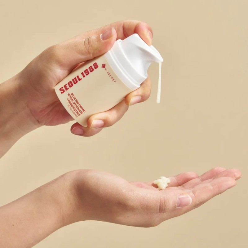 Αντιγηραντική Κρέμα με Ρετινάλη K-Secret Seoul 1988 Cream Retinal Liposome 1% + Fermented Rice 50ml Αντιγηραντική Κρέμα με Ρετινάλη K-Secret Seoul 1988 Cream Retinal Liposome 1% + Fermented Rice 50ml