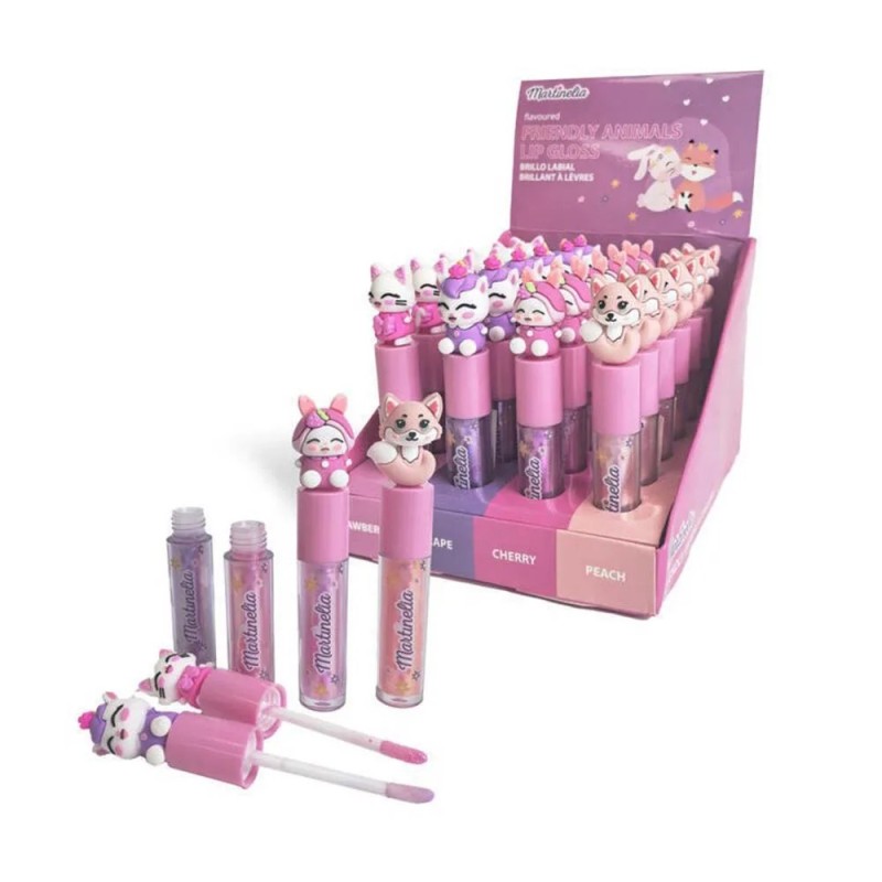 Λιπ Γκλος Martinelia Flavoured Friendly Animal Lip Gloss Peach 3ml