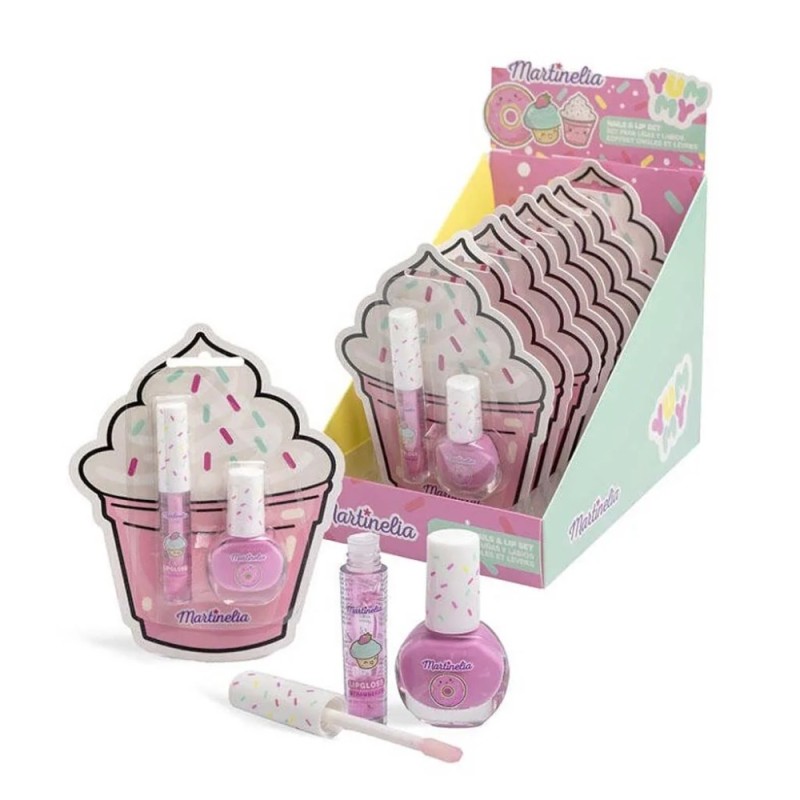 Martinelia Yummy Sweet Mini Nail & Lip Set – Βερνίκι 3.5ml & Lip Gloss 0.8ml Martinelia Yummy Sweet Mini Nail & Lip Set – Βερνίκι 3.5ml & Lip Gloss 0.8ml