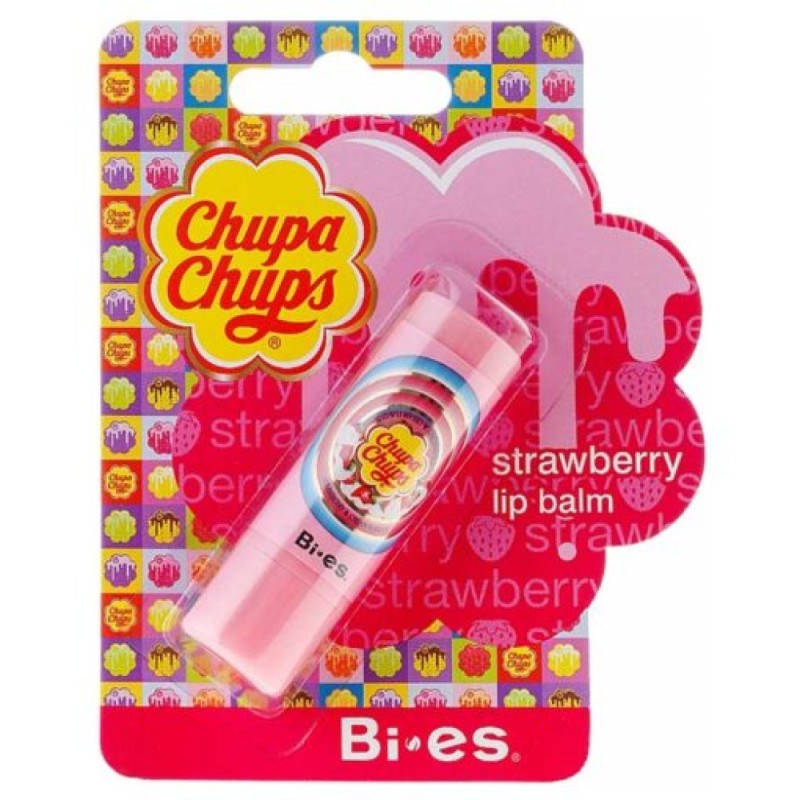 Bi-Es Chupa Chup Lip Balm Strawberry 4g