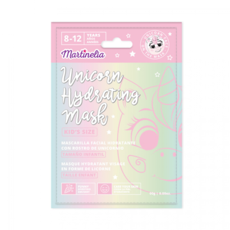 Martinelia Unicorn Face Hydrating Mask 25gr – Παιδική Μάσκα Ομορφιάς Πανί Με Σχέδιο Ηλικίες 8 με 12