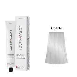 Love Me Color Βαφή μαλλιών Argento Silver Argento Ασημί - 100ml + Δώρο Οξυζενέ 20vol - 150ml