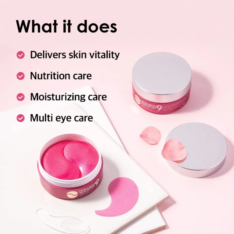 Hyaluron Rose Peptide Ampoule Eye Patch Medipeel 60pcs