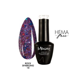 Ημιμόνιμο Βερνίκι Mixcoco Rock Sparkling 018 7,5ml