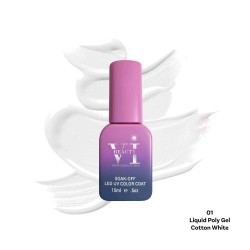 Liquid Poly Gel Beauty VI 01 Cotton White 15ml