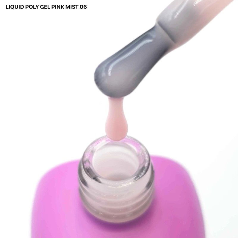 Liquid Poly Gel Beauty VI 06 Pink Mist 15ml Liquid Poly Gel Beauty VI 06 Pink Mist 15ml