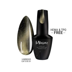 Ημιμόνιμο Βερνίκι Mixcoco Luminous Cat Eye 01 15ml