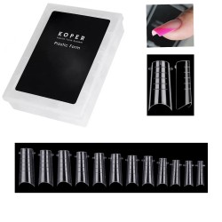 Koper Plastic Dual Forms Φόρμες Επιμήκυνσης Νυχιών No7 120τεμ