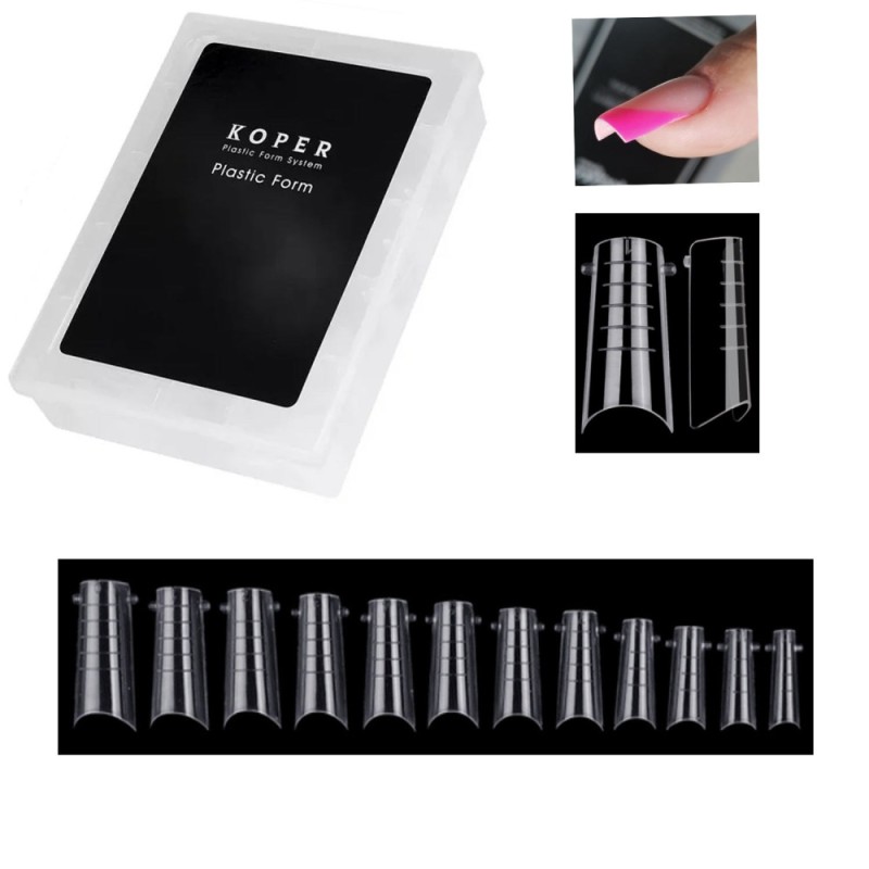 Koper Plastic Dual Forms Φόρμες Επιμήκυνσης Νυχιών No7 120τεμ Koper Plastic Dual Forms Φόρμες Επιμήκυνσης Νυχιών No7 120τεμ