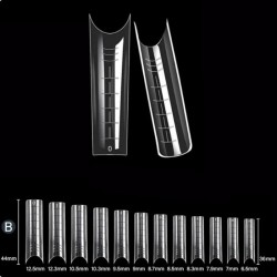 Koper Plastic Dual Forms Φόρμες Επιμήκυνσης Νυχιών No12 120τεμ