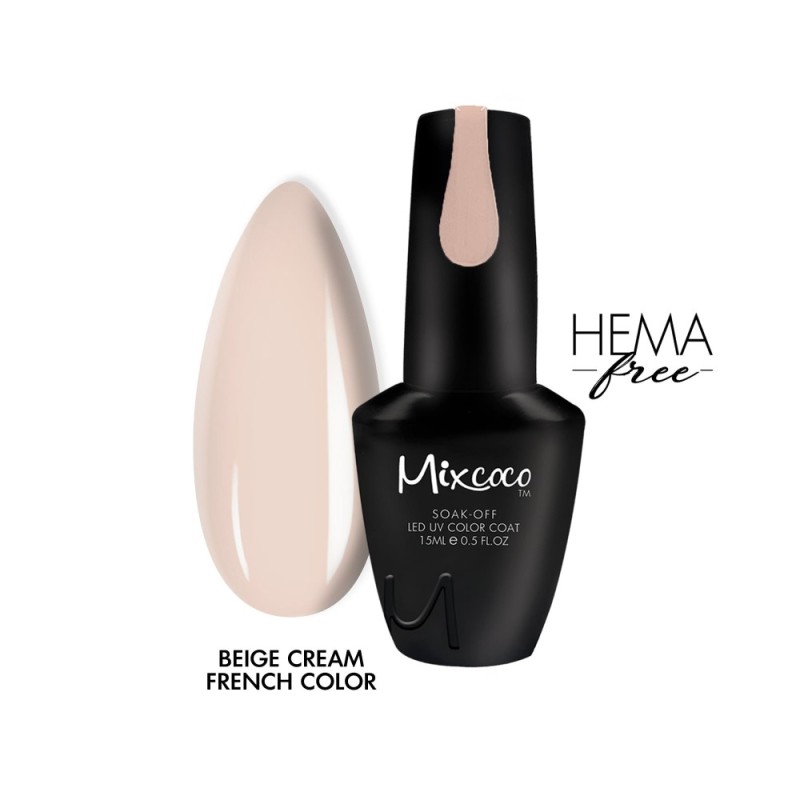 Ημιμόνιμο Βερνίκι Mixcoco Beige Cream French Manicure 15ml