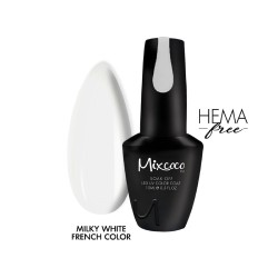 Ημιμόνιμο Βερνίκι Mixcoco Milky White French Manicure 15ml
