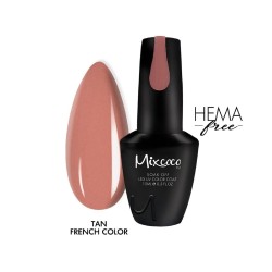 Ημιμόνιμο Βερνίκι Mixcoco Tan French Color French Manicure 15ml