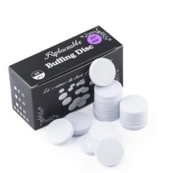 Pododisc Στέλεχος 25mm + 50 ανταλλακτικά Buffing Pododisc 1000 για Pedicure