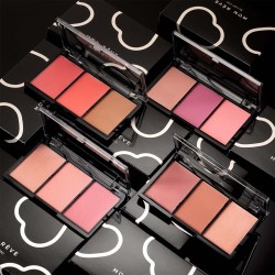 Blush On Τριπλή Παλέτα Ρουζ No4 Pink MON REVE