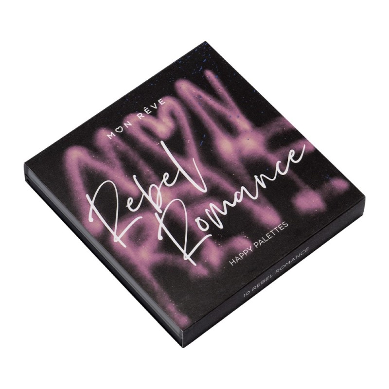 Παλέτα σκιών με 9 αποχρώσεις Rebel Romance Happy Palettes 10 MON REVE 15gr Παλέτα σκιών με 9 αποχρώσεις Rebel Romance Happy Palettes 10 MON REVE 15gr