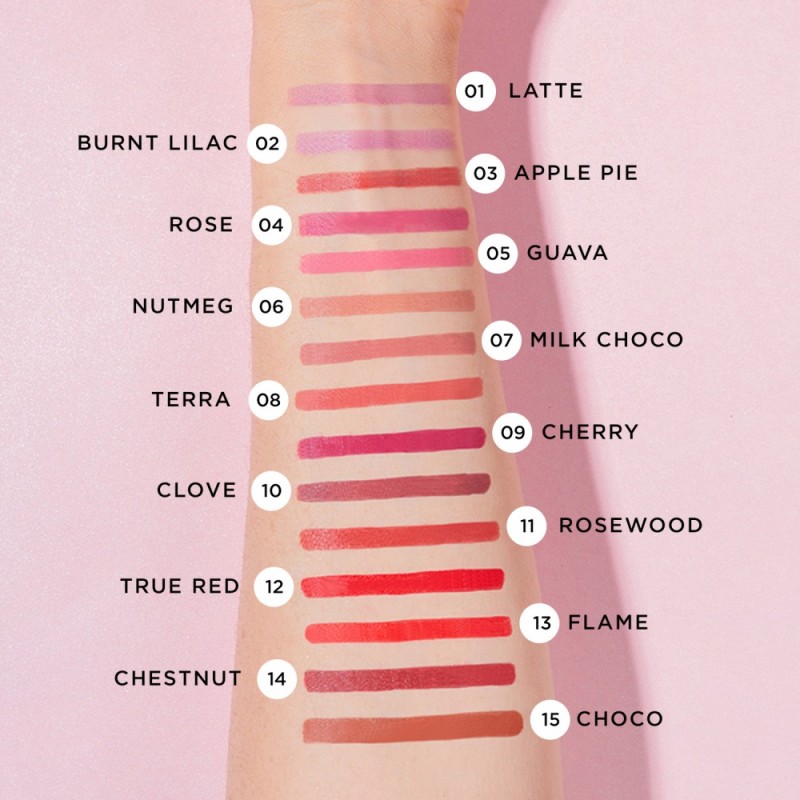 Μακράς Διάρκειας Ματ Κραγιόν LIP CRAYON 12 TRUE RED MON REVE