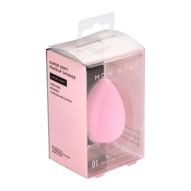 Σφουγγαράκι Μακιγιάζ MON REVE 01 Ultra Soft Makeup Sponge