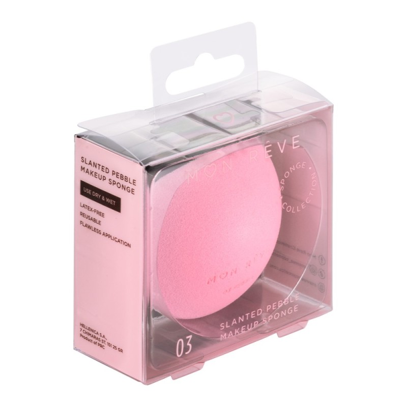 Σφουγγαράκι Μακιγιάζ MON REVE 03 Slanted Pebble Makeup Sponge