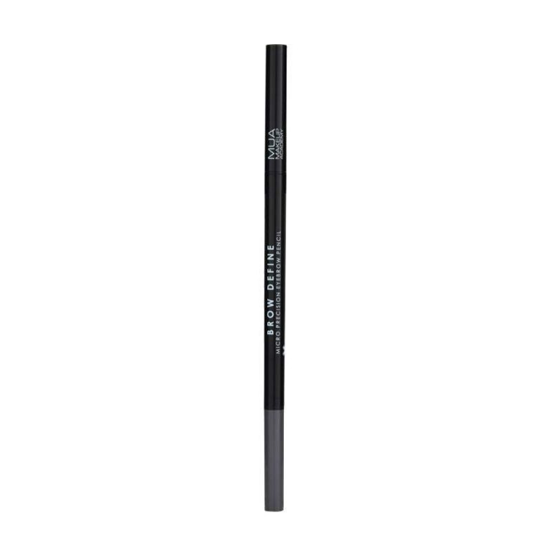 MUA Brow Define Eyebrow Pencil WIith Blending Brush- Grey