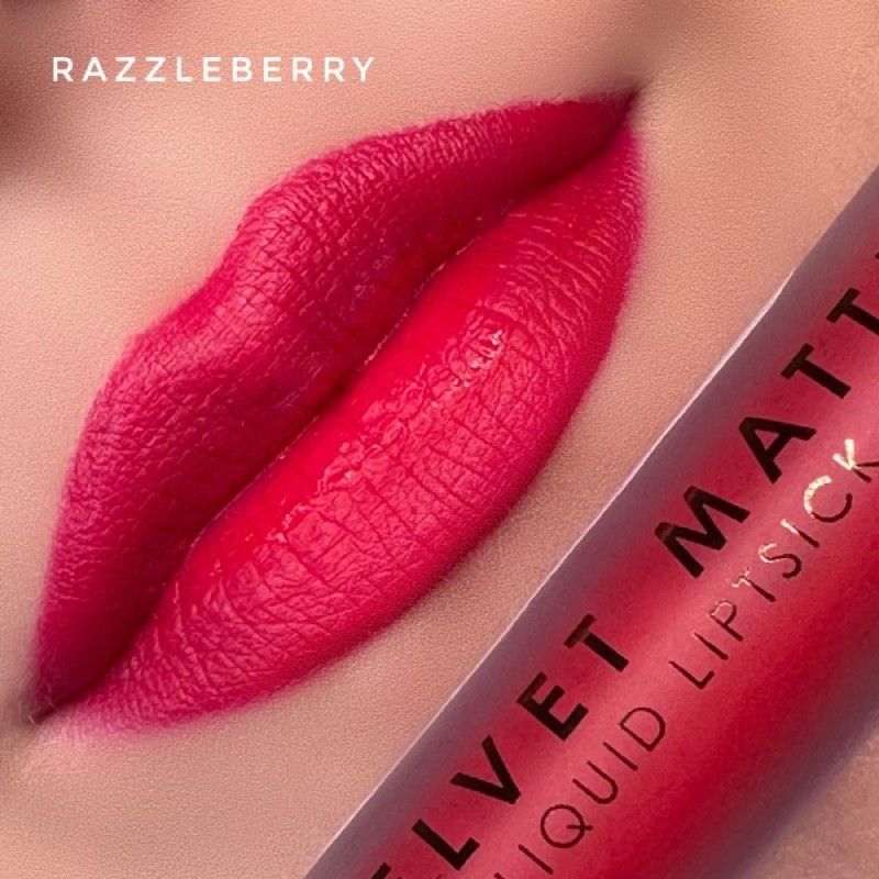 MUA Velvet Matte Liquid Lipstick- Razzleberry