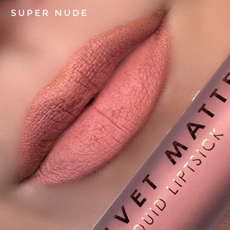 MUA Velvet Matte Liquid Lipstic- Super Nude