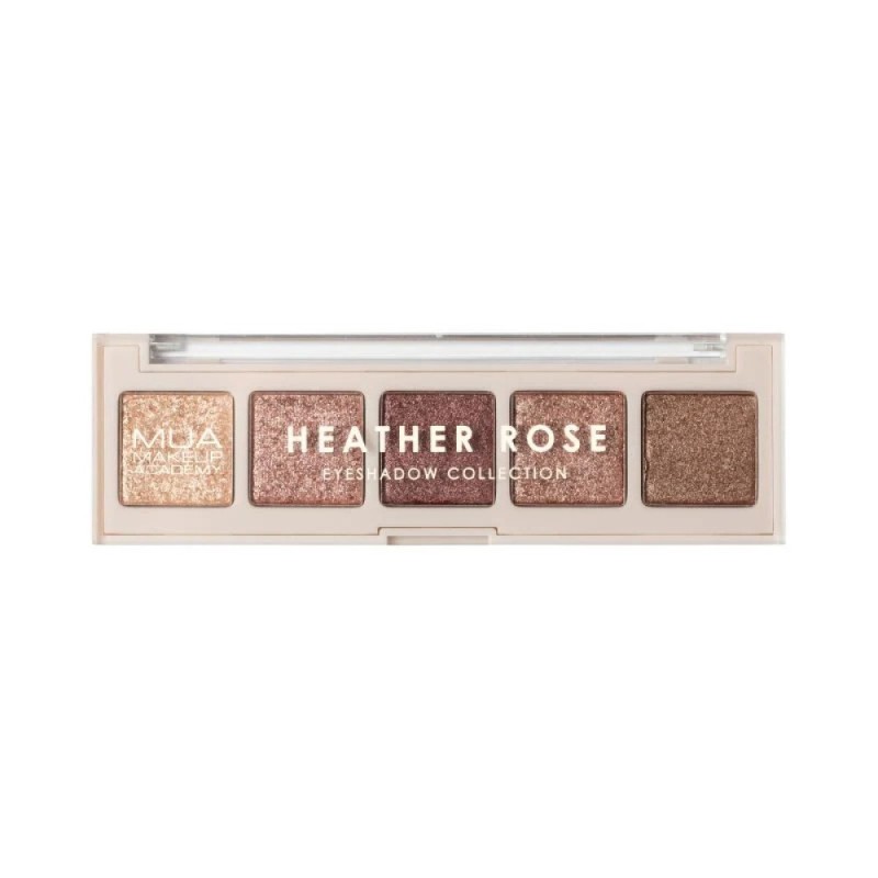 Παλέτα Σκιών MUA 5 Shade Eyeshadow Palette- Heather Rose Παλέτα Σκιών MUA 5 Shade Eyeshadow Palette- Heather Rose