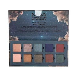 MUA 10 Shade Paper Eyeshadow Palette- Noctural