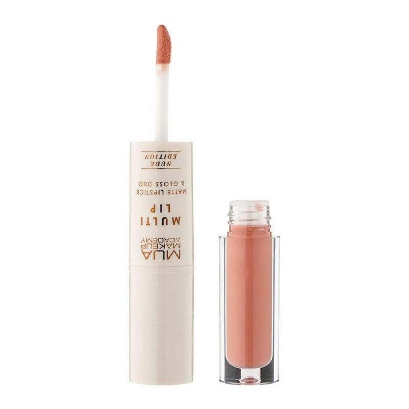 MUA Lipstick & Gloss Duo Nude Edition Caramel