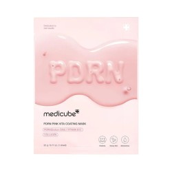 Medicube Μάσκα Λάμψης PDRN Pink Vita Collagen Sheet Mask 22gr
