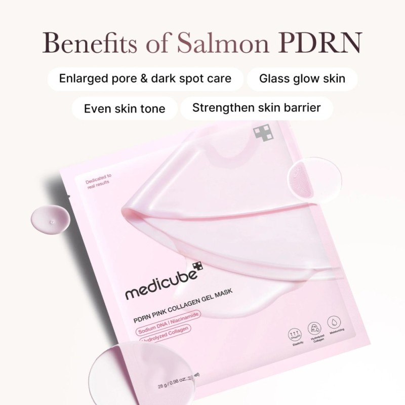 Medicube PDRN Pink Collagen Gel Mask - Μάσκα Ενυδάτωσης & Ενίσχυσης της Ελαστικότητας 28gr Medicube PDRN Pink Collagen Gel Mask - Μάσκα Ενυδάτωσης & Ενίσχυσης της Ελαστικότητας 28gr