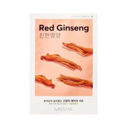 Airy Fit Sheet Mask - Red Ginseng - Μάσκα με κόκκινο τζίνσενγκ για τόνωση, εξάλειψη των ρυτίδων