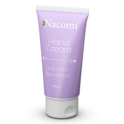 Κρέμα Χεριών Nacomi Rose Hip Oil Brightening 85ml