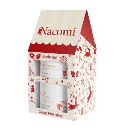 Nacomi Cozy Morning Body Care Set 2τεμ Body scrub - Cozy Morning 100ml + Body mousse - Cozy Morning 180ml
