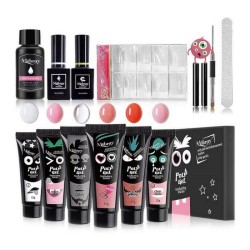 Σετ Polygel Nail Kit Fast Building Mobray με 6 Διαφορετικές Αποχρώσεις