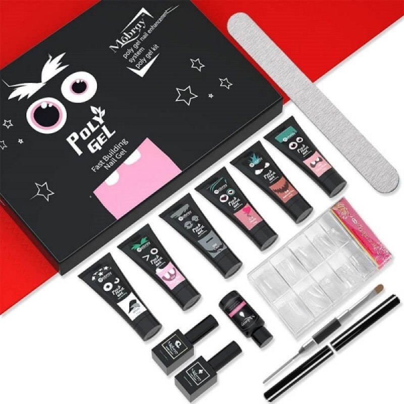 Σετ Polygel Nail Kit Fast Building Mobray με 6 Διαφορετικές Αποχρώσεις