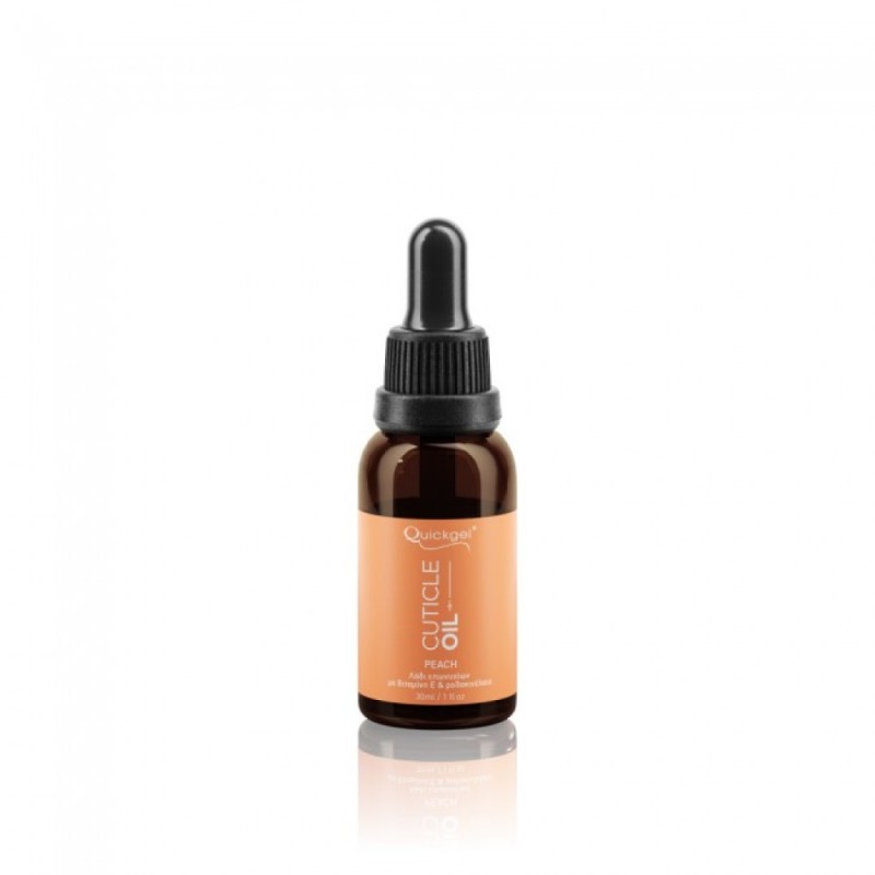 Ενυδατικό λάδι επωνυχίων  με έλαιο ροδάκινου Quickgel 30ml