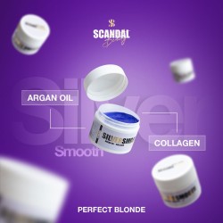 Μάσκα Μαλλιών ”Silver Smooth” Scandal με Argan Oil και Κολλαγόνο 200ml